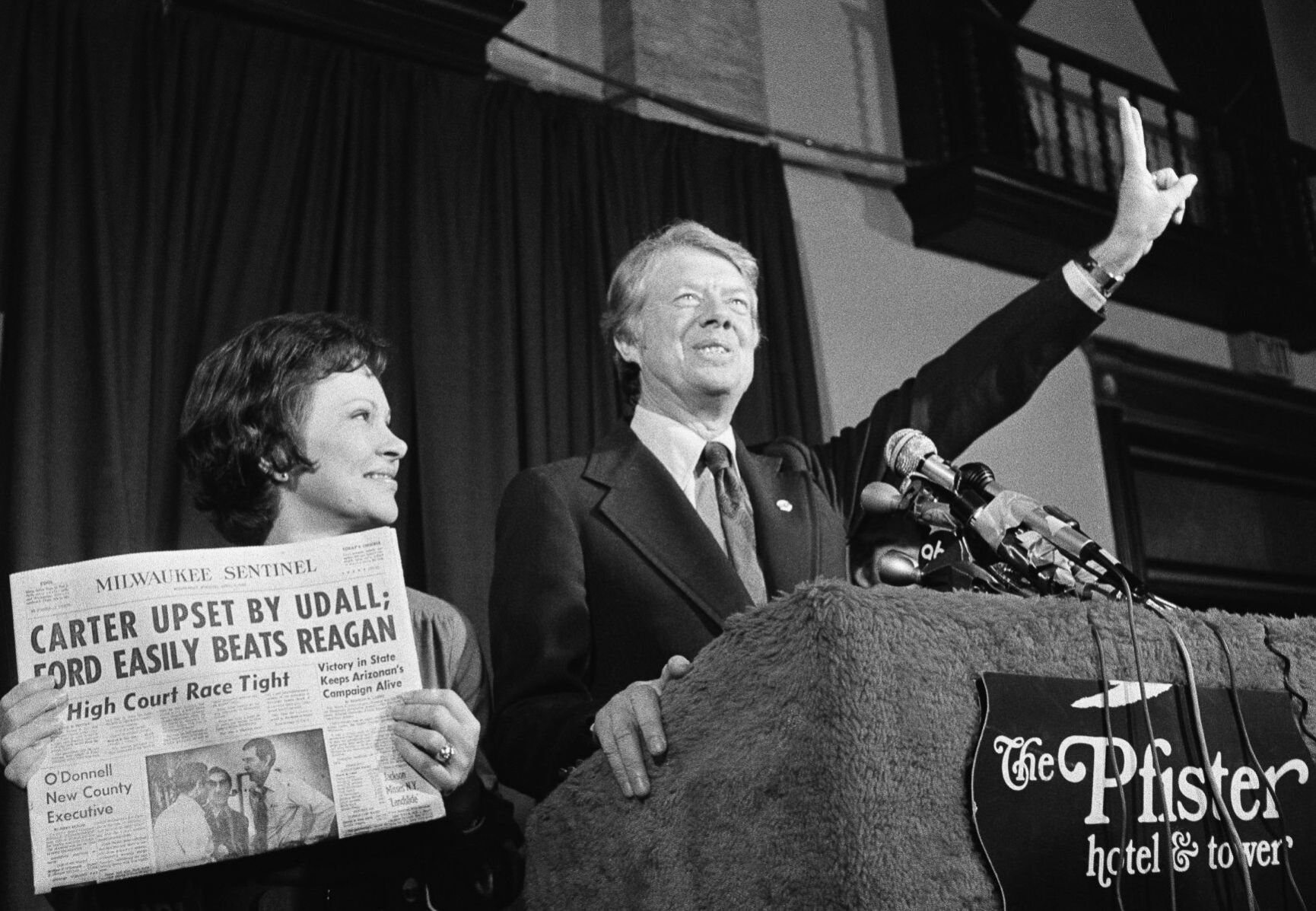 Jimmy and Rosalynn Carter, 1976
